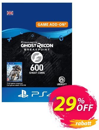 Ghost Recon Breakpoint - 600 Ghost Coins PS4 (Netherlands) discount coupon Ghost Recon Breakpoint - 600 Ghost Coins PS4 (Netherlands) Deal 2024 CDkeys - Ghost Recon Breakpoint - 600 Ghost Coins PS4 (Netherlands) Exclusive Sale offer 