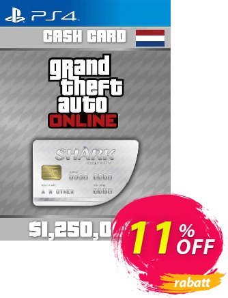 Grand Theft Auto Online Great White Shark Cash Card PS4 (Netherlands) discount coupon Grand Theft Auto Online Great White Shark Cash Card PS4 (Netherlands) Deal 2024 CDkeys - Grand Theft Auto Online Great White Shark Cash Card PS4 (Netherlands) Exclusive Sale offer 
