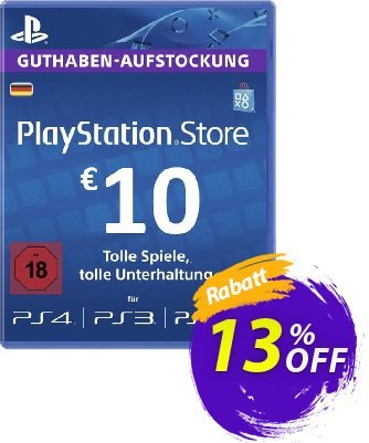 PlayStation Network (PSN) Card - 10 EUR (Germany) discount coupon PlayStation Network (PSN) Card - 10 EUR (Germany) Deal 2024 CDkeys - PlayStation Network (PSN) Card - 10 EUR (Germany) Exclusive Sale offer 