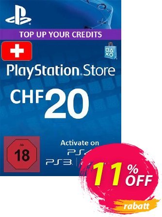 PlayStation Network (PSN) Card - 20 CHF (Switzerland) discount coupon PlayStation Network (PSN) Card - 20 CHF (Switzerland) Deal 2024 CDkeys - PlayStation Network (PSN) Card - 20 CHF (Switzerland) Exclusive Sale offer 