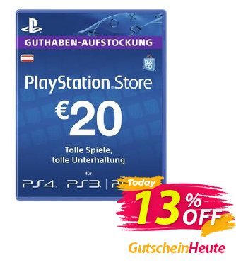 PlayStation Network (PSN) Card - 20 EUR (Austria) discount coupon PlayStation Network (PSN) Card - 20 EUR (Austria) Deal 2024 CDkeys - PlayStation Network (PSN) Card - 20 EUR (Austria) Exclusive Sale offer 