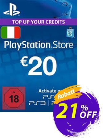 PlayStation Network (PSN) Card - 20 EUR (Italy) discount coupon PlayStation Network (PSN) Card - 20 EUR (Italy) Deal 2024 CDkeys - PlayStation Network (PSN) Card - 20 EUR (Italy) Exclusive Sale offer 
