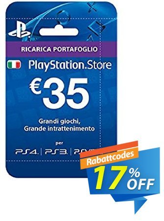 PlayStation Network (PSN) Card - 35 EUR (Italy) discount coupon PlayStation Network (PSN) Card - 35 EUR (Italy) Deal 2024 CDkeys - PlayStation Network (PSN) Card - 35 EUR (Italy) Exclusive Sale offer 