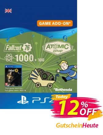 Fallout 76 - 1100 Atoms PS4 discount coupon Fallout 76 - 1100 Atoms PS4 Deal 2024 CDkeys - Fallout 76 - 1100 Atoms PS4 Exclusive Sale offer 