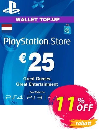 PlayStation Network (PSN) Card - 25 EUR (Netherlands) discount coupon PlayStation Network (PSN) Card - 25 EUR (Netherlands) Deal 2024 CDkeys - PlayStation Network (PSN) Card - 25 EUR (Netherlands) Exclusive Sale offer 
