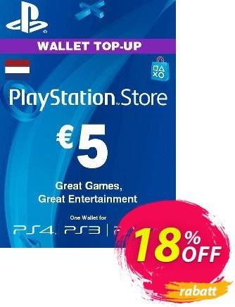 PlayStation Network (PSN) Card - 5 EUR (Netherlands) discount coupon PlayStation Network (PSN) Card - 5 EUR (Netherlands) Deal 2024 CDkeys - PlayStation Network (PSN) Card - 5 EUR (Netherlands) Exclusive Sale offer 