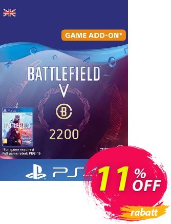 Battlefield V 5 - Battlefield Currency 2200 PS4 (UK) discount coupon Battlefield V 5 - Battlefield Currency 2200 PS4 (UK) Deal 2024 CDkeys - Battlefield V 5 - Battlefield Currency 2200 PS4 (UK) Exclusive Sale offer 