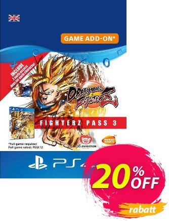 Dragon Ball Fighterz - Fighter pass 3 PS4 UK discount coupon Dragon Ball Fighterz - Fighter pass 3 PS4 UK Deal 2024 CDkeys - Dragon Ball Fighterz - Fighter pass 3 PS4 UK Exclusive Sale offer 