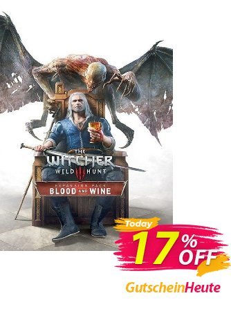 The Witcher 3 Wild Hunt Blood And Wine PC Gutschein The Witcher 3 Wild Hunt Blood And Wine PC Deal Aktion: The Witcher 3 Wild Hunt Blood And Wine PC Exclusive offer 