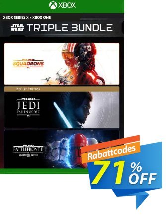 EA Star Wars Triple Bundle Xbox One (UK) discount coupon EA Star Wars Triple Bundle Xbox One (UK) Deal 2024 CDkeys - EA Star Wars Triple Bundle Xbox One (UK) Exclusive Sale offer 