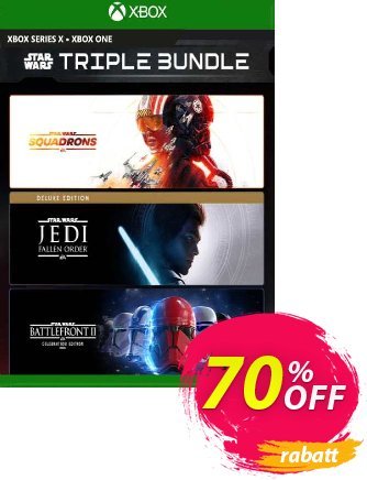 EA Star Wars Triple Bundle Xbox One (US) discount coupon EA Star Wars Triple Bundle Xbox One (US) Deal 2024 CDkeys - EA Star Wars Triple Bundle Xbox One (US) Exclusive Sale offer 