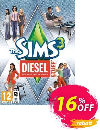 The Sims 3: Diesel Stuff Pack PC Gutschein The Sims 3: Diesel Stuff Pack PC Deal Aktion: The Sims 3: Diesel Stuff Pack PC Exclusive offer 