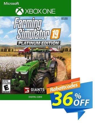 Farming Simulator 19 - Platinum Edition Xbox One (UK) discount coupon Farming Simulator 19 - Platinum Edition Xbox One (UK) Deal 2024 CDkeys - Farming Simulator 19 - Platinum Edition Xbox One (UK) Exclusive Sale offer 