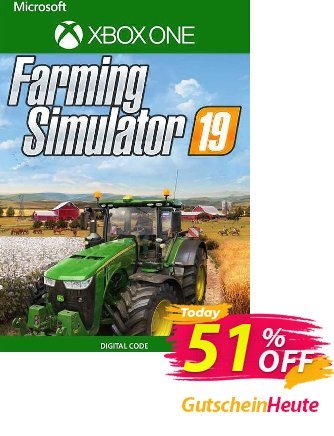 Farming Simulator 19 Xbox One (UK) discount coupon Farming Simulator 19 Xbox One (UK) Deal 2024 CDkeys - Farming Simulator 19 Xbox One (UK) Exclusive Sale offer 