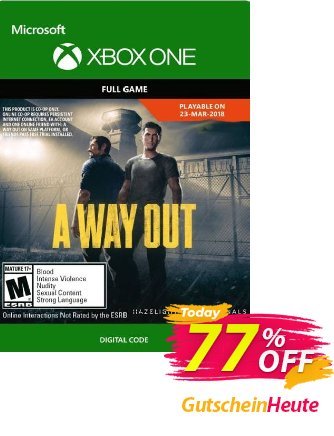 A Way Out Xbox One (UK) discount coupon A Way Out Xbox One (UK) Deal 2024 CDkeys - A Way Out Xbox One (UK) Exclusive Sale offer 