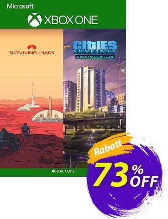 Cities: Skylines + Surviving Mars Xbox One (US) discount coupon Cities: Skylines + Surviving Mars Xbox One (US) Deal 2024 CDkeys - Cities: Skylines + Surviving Mars Xbox One (US) Exclusive Sale offer 