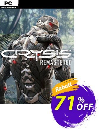 Crysis Remastered PC discount coupon Crysis Remastered PC Deal 2024 CDkeys - Crysis Remastered PC Exclusive Sale offer 