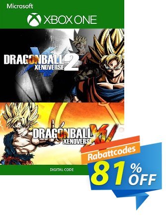Dragon Ball Xenoverse 1 and 2 Bundle Xbox One (UK) discount coupon Dragon Ball Xenoverse 1 and 2 Bundle Xbox One (UK) Deal 2024 CDkeys - Dragon Ball Xenoverse 1 and 2 Bundle Xbox One (UK) Exclusive Sale offer 