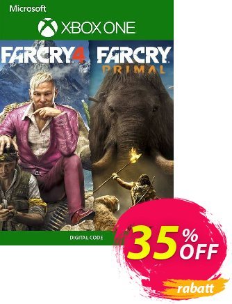Far Cry 4 + Far Cry Primal Bundle Xbox One (UK) discount coupon Far Cry 4 + Far Cry Primal Bundle Xbox One (UK) Deal 2024 CDkeys - Far Cry 4 + Far Cry Primal Bundle Xbox One (UK) Exclusive Sale offer 