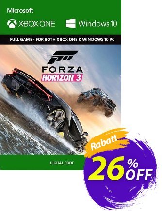 Forza Horizon 3 Xbox One/PC (UK) discount coupon Forza Horizon 3 Xbox One/PC (UK) Deal 2024 CDkeys - Forza Horizon 3 Xbox One/PC (UK) Exclusive Sale offer 