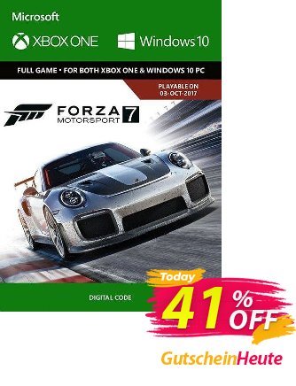 Forza Motorsport 7 Standard Edition Xbox One/PC - UK  Gutschein Forza Motorsport 7 Standard Edition Xbox One/PC (UK) Deal 2024 CDkeys Aktion: Forza Motorsport 7 Standard Edition Xbox One/PC (UK) Exclusive Sale offer 