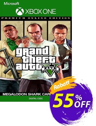 Grand Theft Auto V Premium Online Edition & Megalodon Shark Card Bundle Xbox One  (US) discount coupon Grand Theft Auto V Premium Online Edition &amp; Megalodon Shark Card Bundle Xbox One  (US) Deal 2024 CDkeys - Grand Theft Auto V Premium Online Edition &amp; Megalodon Shark Card Bundle Xbox One  (US) Exclusive Sale offer 