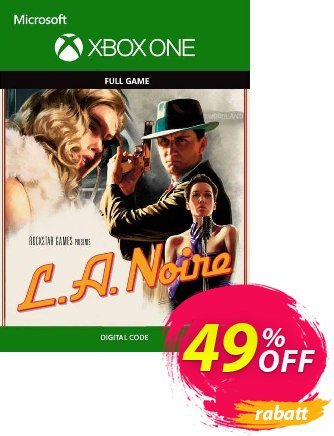 L.A. Noire Xbox One (UK) discount coupon L.A. Noire Xbox One (UK) Deal 2024 CDkeys - L.A. Noire Xbox One (UK) Exclusive Sale offer 