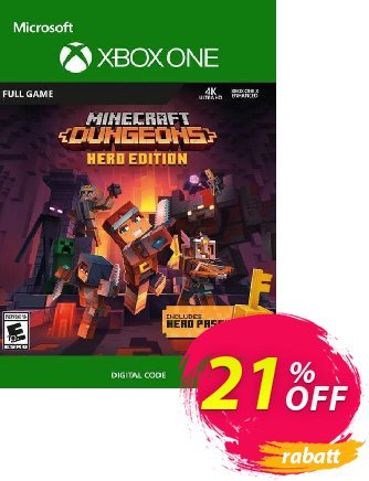 Minecraft Dungeons Hero Edition Xbox One (UK) discount coupon Minecraft Dungeons Hero Edition Xbox One (UK) Deal 2024 CDkeys - Minecraft Dungeons Hero Edition Xbox One (UK) Exclusive Sale offer 