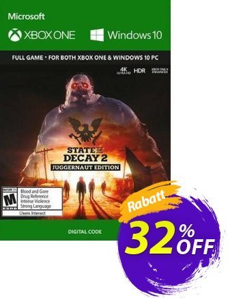 State of Decay 2: Juggernaut Edition Xbox One (UK) discount coupon State of Decay 2: Juggernaut Edition Xbox One (UK) Deal 2024 CDkeys - State of Decay 2: Juggernaut Edition Xbox One (UK) Exclusive Sale offer 