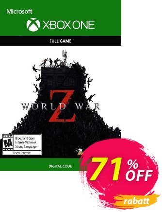 World War Z Xbox One (UK) Coupon, discount World War Z Xbox One (UK) Deal 2024 CDkeys. Promotion: World War Z Xbox One (UK) Exclusive Sale offer 