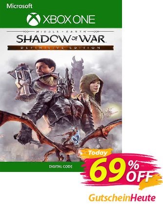 Middle Earth: Shadow of War Definitive Edition Xbox One (US) Coupon, discount Middle Earth: Shadow of War Definitive Edition Xbox One (US) Deal 2024 CDkeys. Promotion: Middle Earth: Shadow of War Definitive Edition Xbox One (US) Exclusive Sale offer 
