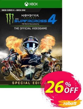 Monster Energy Supercross 4 Special Edition Xbox One (UK) discount coupon Monster Energy Supercross 4 Special Edition Xbox One (UK) Deal 2024 CDkeys - Monster Energy Supercross 4 Special Edition Xbox One (UK) Exclusive Sale offer 