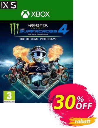 Monster Energy Supercross 4 Xbox One/Xbox Series X|S (UK) discount coupon Monster Energy Supercross 4 Xbox One/Xbox Series X|S (UK) Deal 2024 CDkeys - Monster Energy Supercross 4 Xbox One/Xbox Series X|S (UK) Exclusive Sale offer 