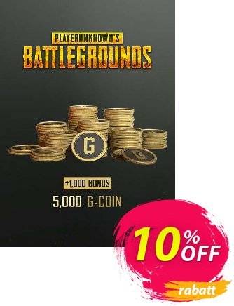 PlayerUnknowns Battlegrounds 6000 G-Coins Xbox One discount coupon PlayerUnknowns Battlegrounds 6000 G-Coins Xbox One Deal 2024 CDkeys - PlayerUnknowns Battlegrounds 6000 G-Coins Xbox One Exclusive Sale offer 