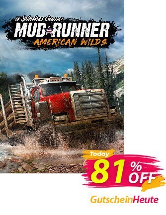 Spintires Mudrunner American Wilds PC Coupon, discount Spintires Mudrunner American Wilds PC Deal. Promotion: Spintires Mudrunner American Wilds PC Exclusive offer 