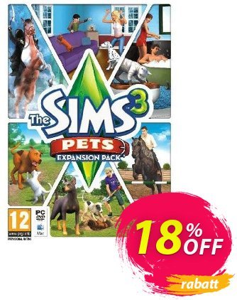 The Sims 3: Pets Expansion Pack - PC/Mac  Gutschein The Sims 3: Pets Expansion Pack (PC/Mac) Deal Aktion: The Sims 3: Pets Expansion Pack (PC/Mac) Exclusive offer 