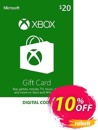 Xbox Gift Card - 20 USD discount coupon Xbox Gift Card - 20 USD Deal 2024 CDkeys - Xbox Gift Card - 20 USD Exclusive Sale offer 