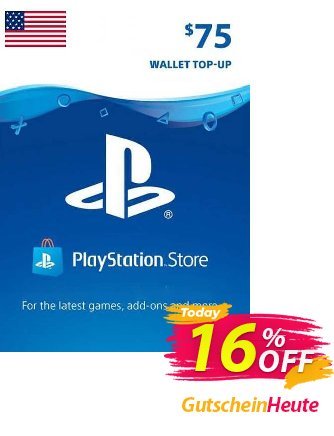 PlayStation Network (PSN) Card - 75 USD (USA) discount coupon PlayStation Network (PSN) Card - 75 USD (USA) Deal 2024 CDkeys - PlayStation Network (PSN) Card - 75 USD (USA) Exclusive Sale offer 