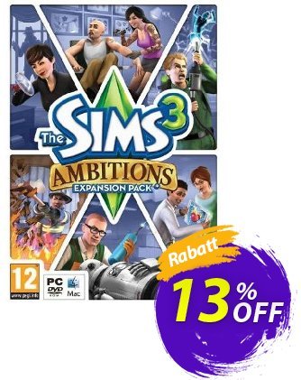 The Sims 3: Ambitions (PC/Mac) Coupon, discount The Sims 3: Ambitions (PC/Mac) Deal. Promotion: The Sims 3: Ambitions (PC/Mac) Exclusive offer 