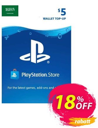 PlayStation Network (PSN) Card - 5 USD (KSA) discount coupon PlayStation Network (PSN) Card - 5 USD (KSA) Deal 2024 CDkeys - PlayStation Network (PSN) Card - 5 USD (KSA) Exclusive Sale offer 