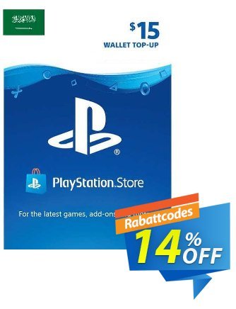PlayStation Network (PSN) Card - 15 USD (KSA) discount coupon PlayStation Network (PSN) Card - 15 USD (KSA) Deal 2024 CDkeys - PlayStation Network (PSN) Card - 15 USD (KSA) Exclusive Sale offer 