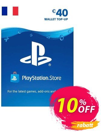 PlayStation Network (PSN) Card - 40 EUR (FRANCE) discount coupon PlayStation Network (PSN) Card - 40 EUR (FRANCE) Deal 2024 CDkeys - PlayStation Network (PSN) Card - 40 EUR (FRANCE) Exclusive Sale offer 
