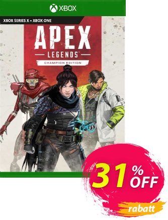 Apex Legends - Champion Edition Xbox One  (UK) discount coupon Apex Legends - Champion Edition Xbox One  (UK) Deal 2024 CDkeys - Apex Legends - Champion Edition Xbox One  (UK) Exclusive Sale offer 