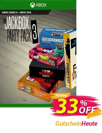 The Jackbox Party Pack 3 Xbox One (UK) discount coupon The Jackbox Party Pack 3 Xbox One (UK) Deal 2024 CDkeys - The Jackbox Party Pack 3 Xbox One (UK) Exclusive Sale offer 
