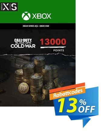Call of Duty: Black Ops Cold War - 13,000 Points Xbox One/ Xbox Series X|S Coupon, discount Call of Duty: Black Ops Cold War - 13,000 Points Xbox One/ Xbox Series X|S Deal 2024 CDkeys. Promotion: Call of Duty: Black Ops Cold War - 13,000 Points Xbox One/ Xbox Series X|S Exclusive Sale offer 