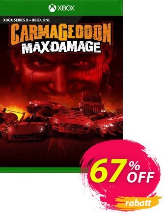 Carmageddon Max Damage Xbox One (UK) Coupon, discount Carmageddon Max Damage Xbox One (UK) Deal 2024 CDkeys. Promotion: Carmageddon Max Damage Xbox One (UK) Exclusive Sale offer 