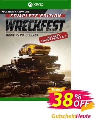 Wreckfest Complete Edition Xbox One (UK) Coupon, discount Wreckfest Complete Edition Xbox One (UK) Deal 2024 CDkeys. Promotion: Wreckfest Complete Edition Xbox One (UK) Exclusive Sale offer 