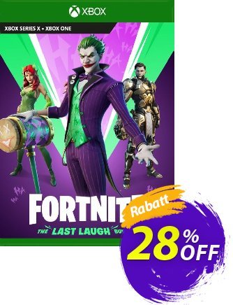 Fortnite - The Last Laugh Bundle Xbox One (US) Coupon, discount Fortnite - The Last Laugh Bundle Xbox One (US) Deal 2024 CDkeys. Promotion: Fortnite - The Last Laugh Bundle Xbox One (US) Exclusive Sale offer 