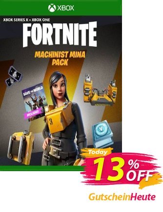 Fortnite - Machinist Mina Pack Xbox One - EU  Gutschein Fortnite - Machinist Mina Pack Xbox One (EU) Deal 2024 CDkeys Aktion: Fortnite - Machinist Mina Pack Xbox One (EU) Exclusive Sale offer 