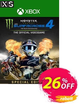 Monster Energy Supercross 4 Special Edition Xbox Series X|S (UK) Coupon, discount Monster Energy Supercross 4 Special Edition Xbox Series X|S (UK) Deal 2024 CDkeys. Promotion: Monster Energy Supercross 4 Special Edition Xbox Series X|S (UK) Exclusive Sale offer 